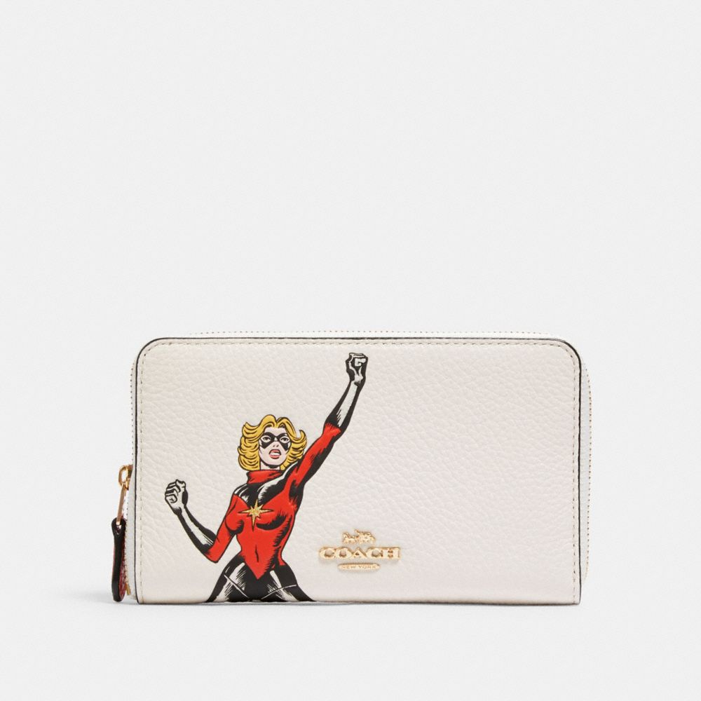 Coach marvel collection wallet new arrivals