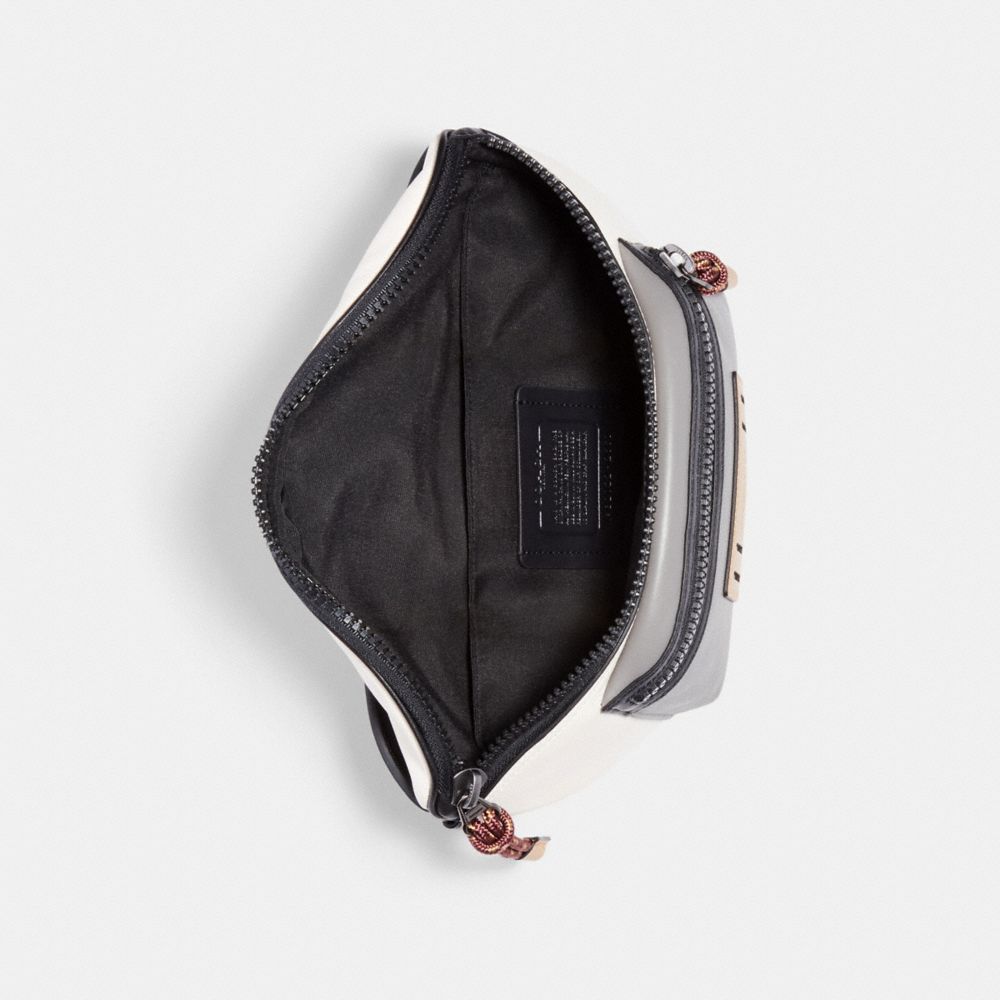 Terrain belt bag in online colorblock with coach patch