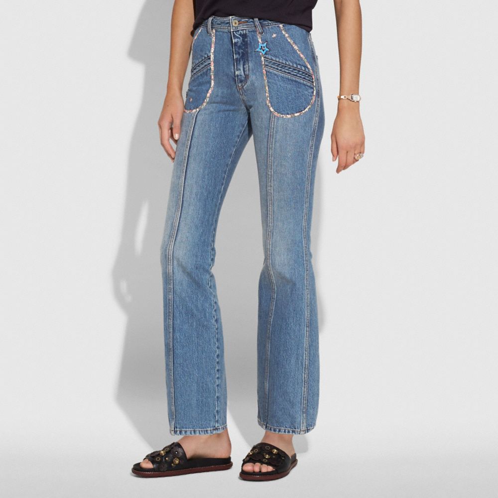 COACH® | COACH®: Patchwork Denim Pants