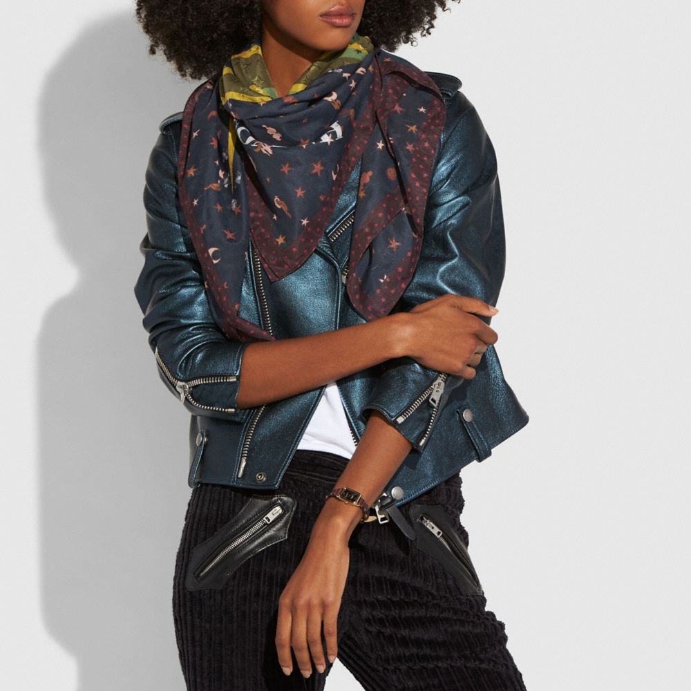 Coach Rexy Patchwork Oversized Square