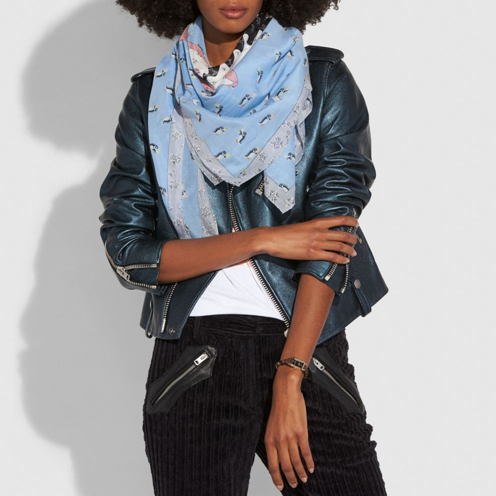 Coach Sharky Patchwork Oversized Square