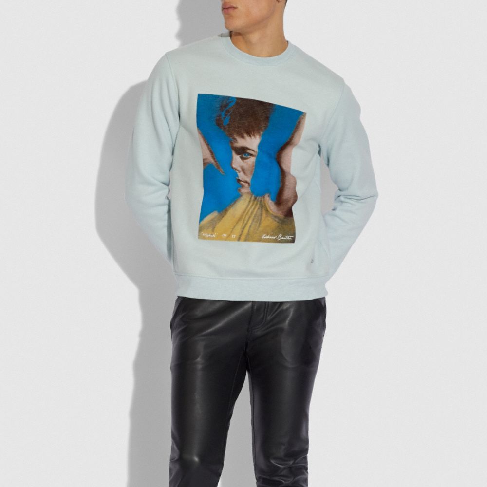 Coach X Richard Bernstein Sweatshirt With Michael J. Fox