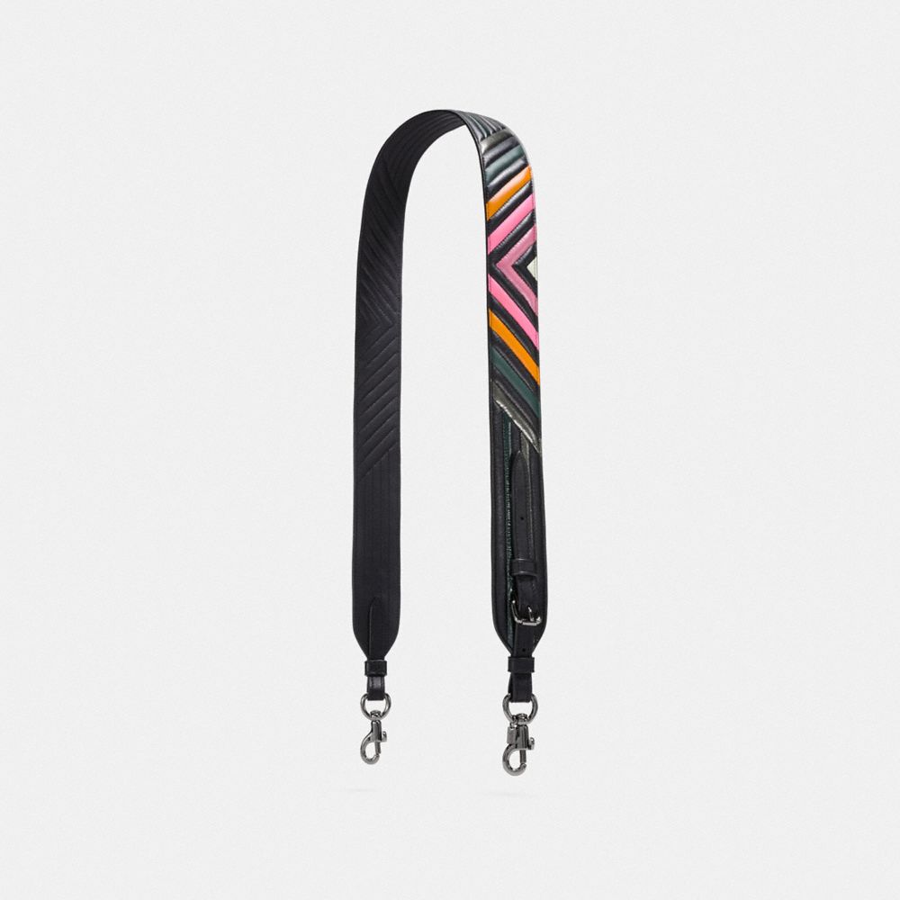 Colorblock Webbing Strap Rouge Multi