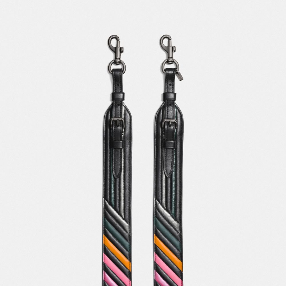 Sangle fantaisie avec matelassage color block