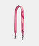 COACH®,NOVELTY STRAP WITH COLORBLOCK QUILTING,Leather,Mini,Gunmetal/Bright Pink,Front View