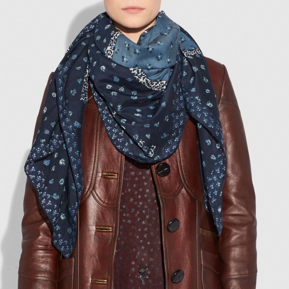 COACH®,Marguerite Patchwork Oversized Square,,Angle View