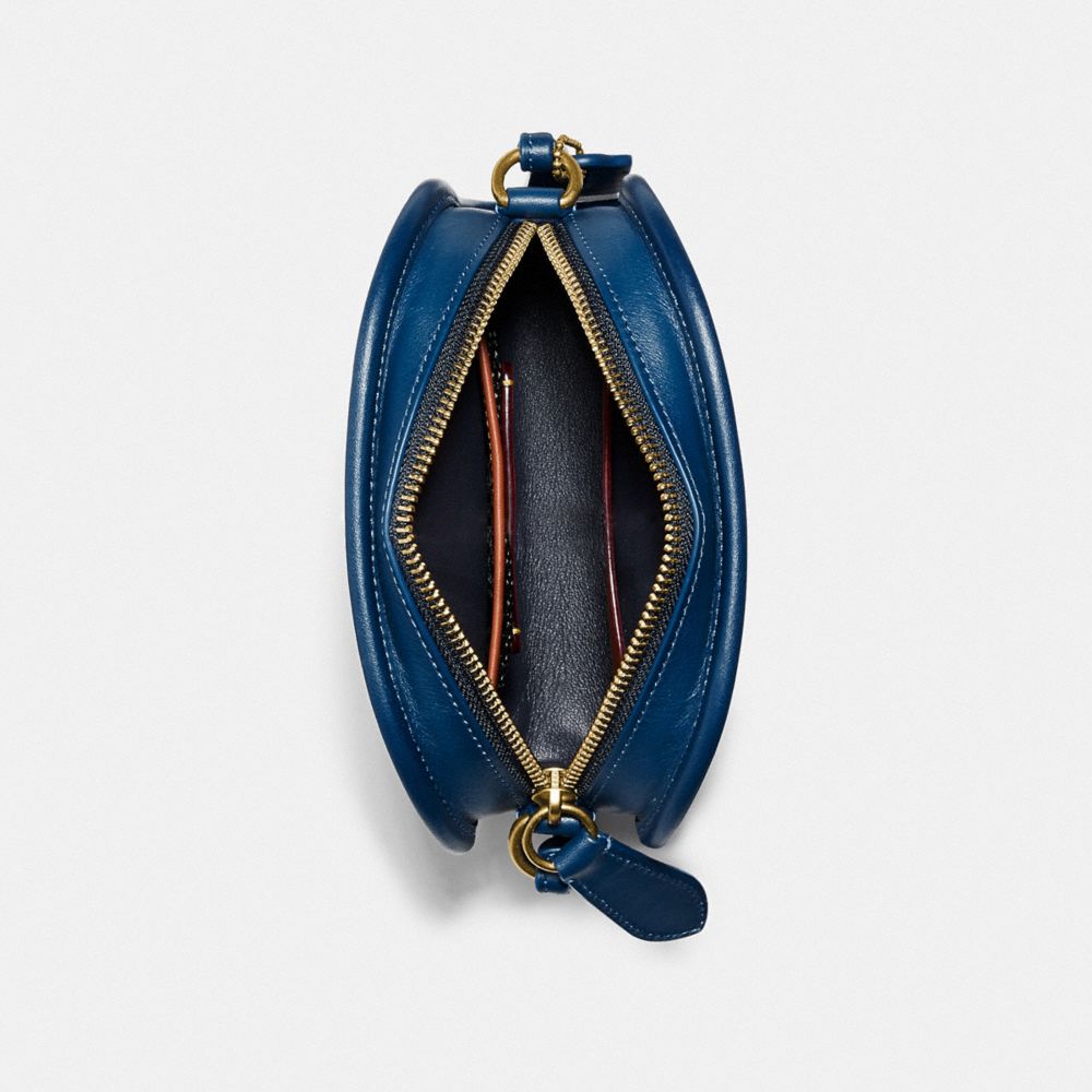 Zip Crossbody With Horse And Carriage Print