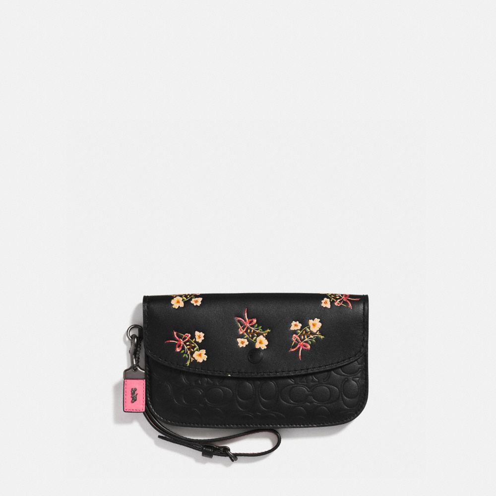 Coach best sale flower purse