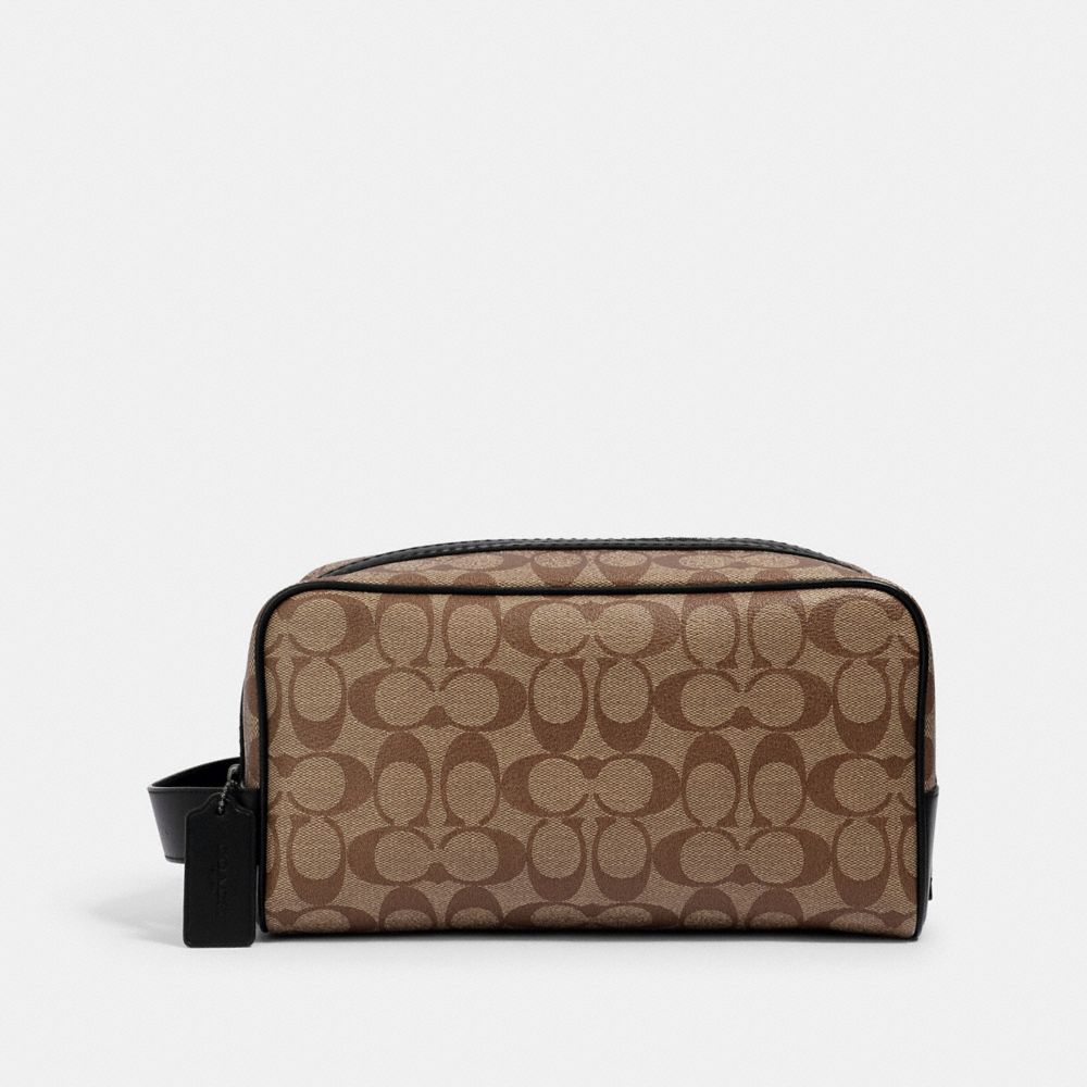 COACH Outlet Large Travel Kit In Signature Canvas