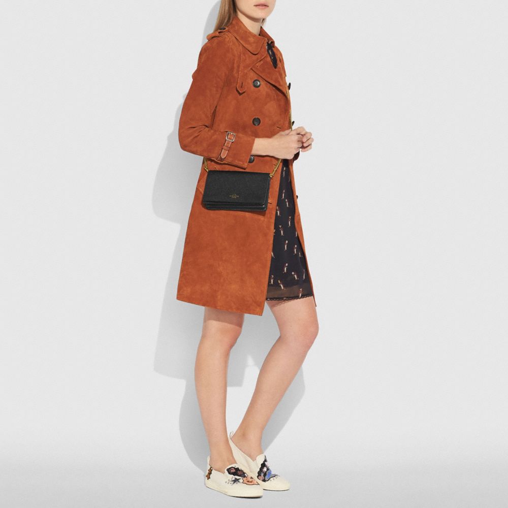 Callie Foldover Chain Clutch