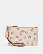 Small Wristlet With Floral Bloom Print