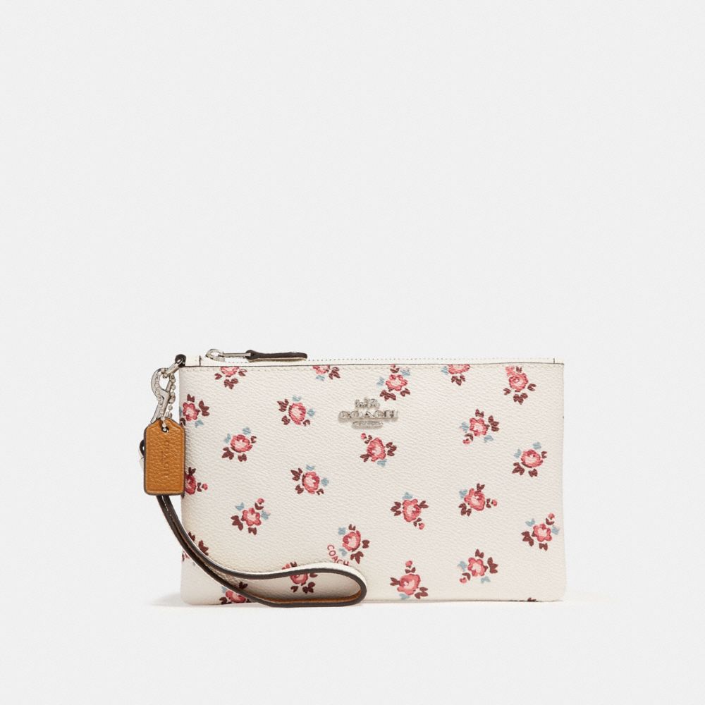COACH®: Small Wristlet With Floral Bloom Print