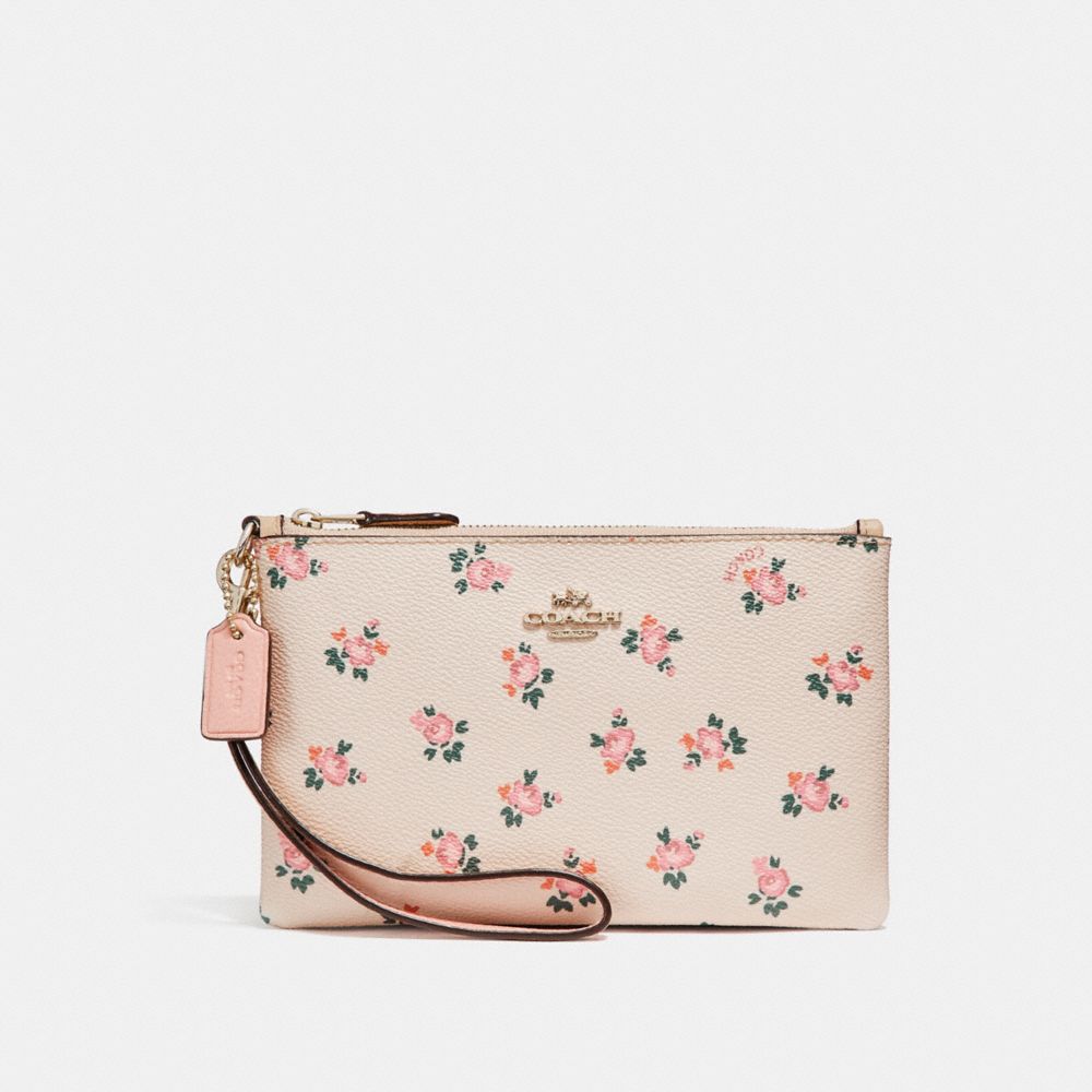 Coach pink discount flower purse