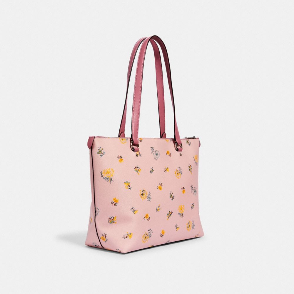 Gallery Tote With Dandelion Floral Print