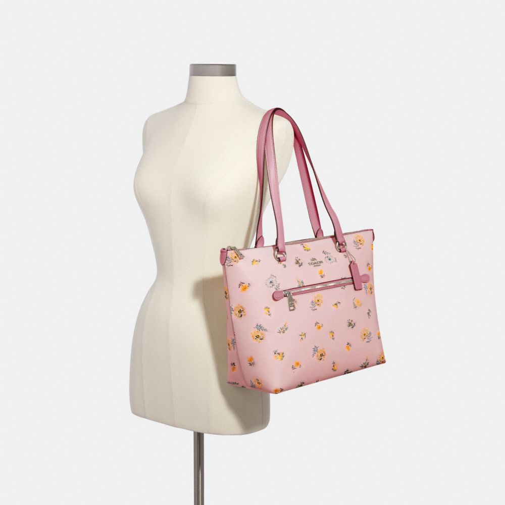 Coach Gallery Tote With Dandelion Floral Print
