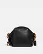 COACH®,REMIXED UPSIDE DOWN DUFFLE,Leather,Brass/Black,Front View