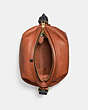 COACH®,REMIXED UPSIDE DOWN DUFFLE,Leather,Brass/Saddle,Inside View,Top View