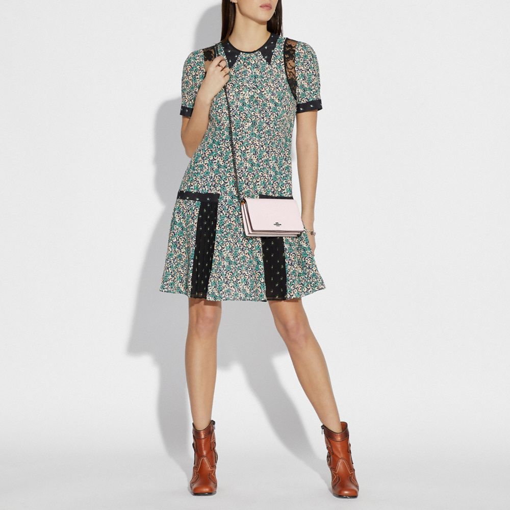 COACH®,Callie Foldover Chain Clutch,,Detail View