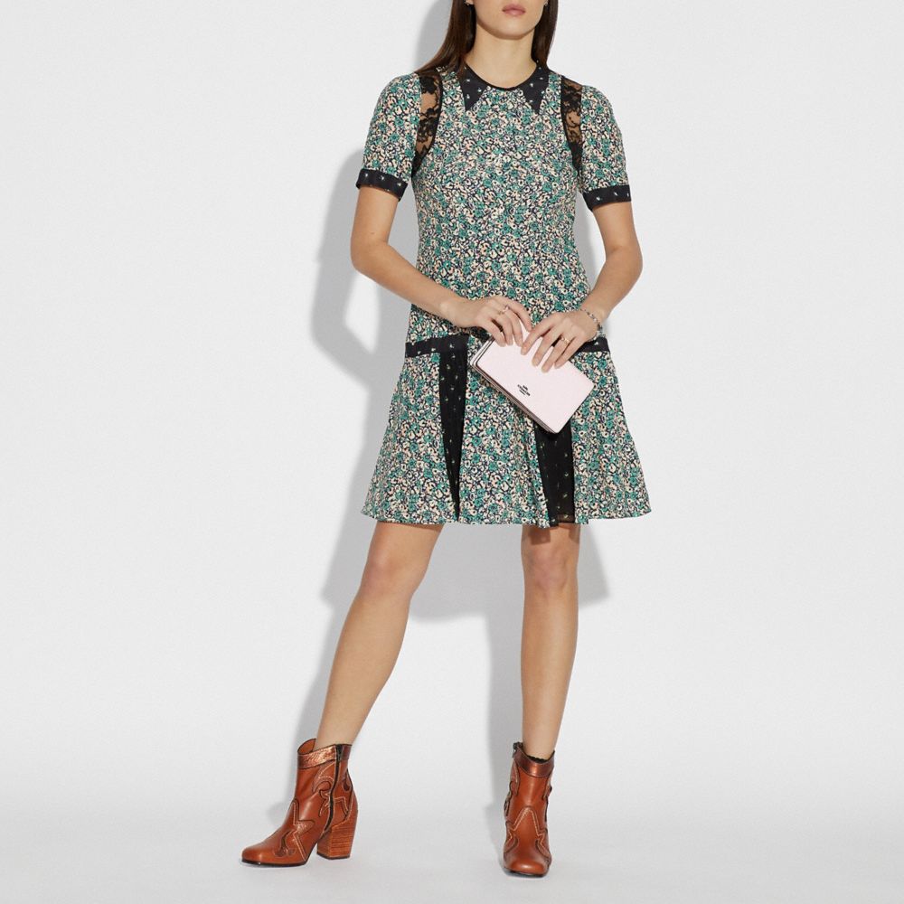 COACH®,Callie Foldover Chain Clutch,,Detail View