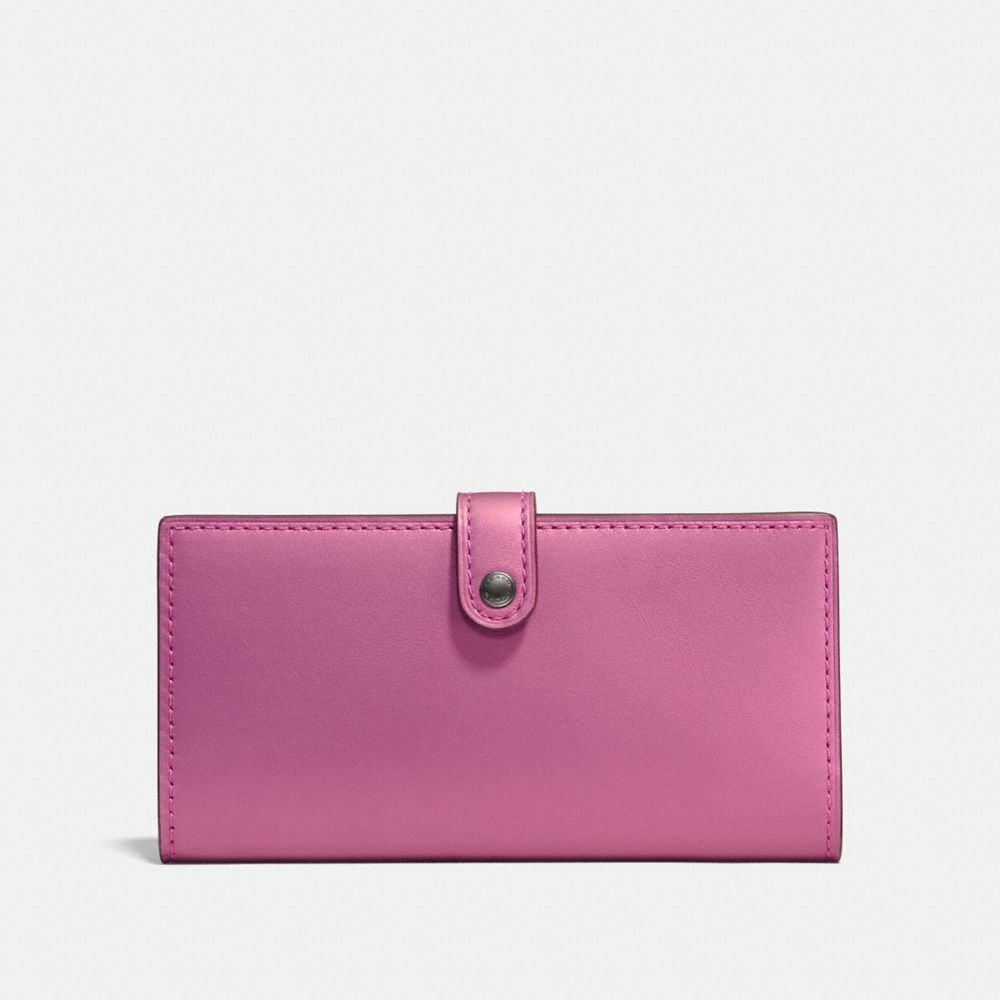 COACH®: Small Trifold Wallet With Cherry Print