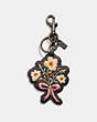 Flower With Bow Bag Charm
