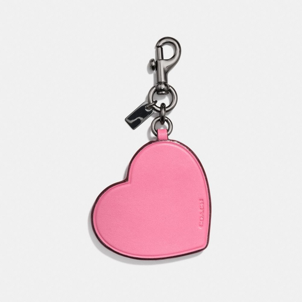 Heart bag store charm