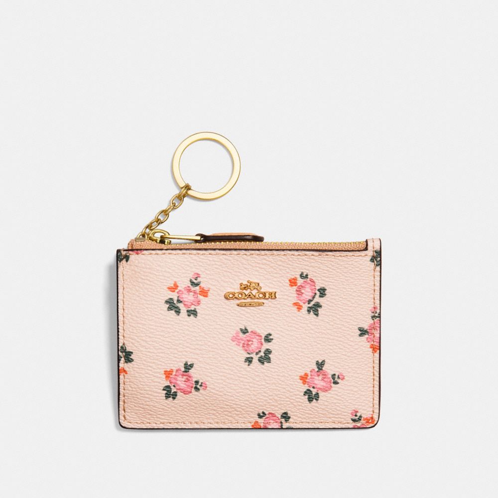 Coach floral coin outlet purse