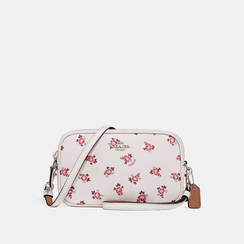 Crossbody Clutch With Floral Bloom Print