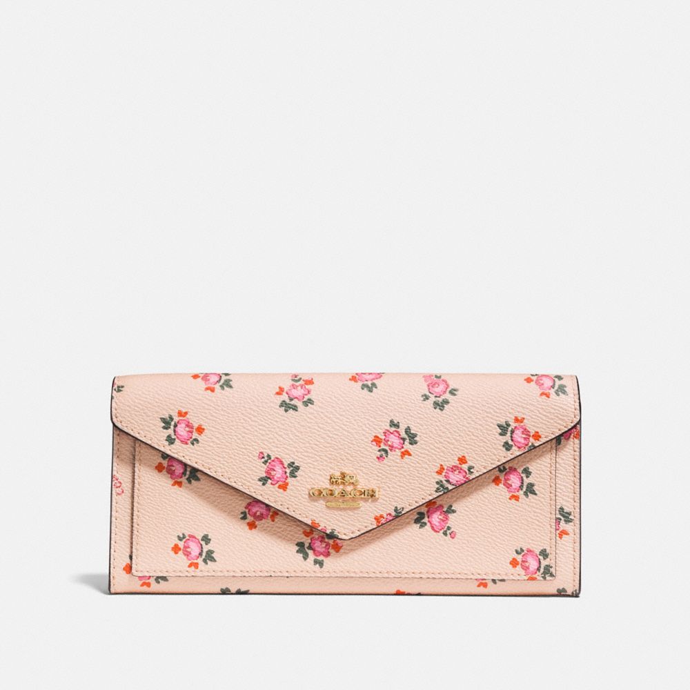 Coach wallet floral online