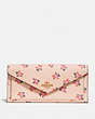 Soft Wallet With Floral Bloom Print