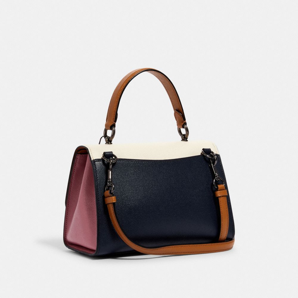 Coach tilly best sale top handle colorblock