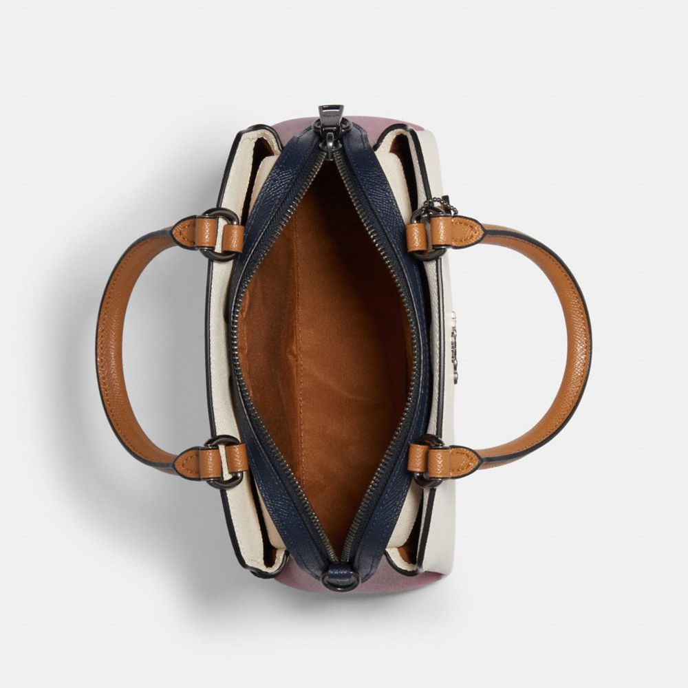 COACH®,Mini Lillie Carryall In Colorblock,,Inside View,Top View