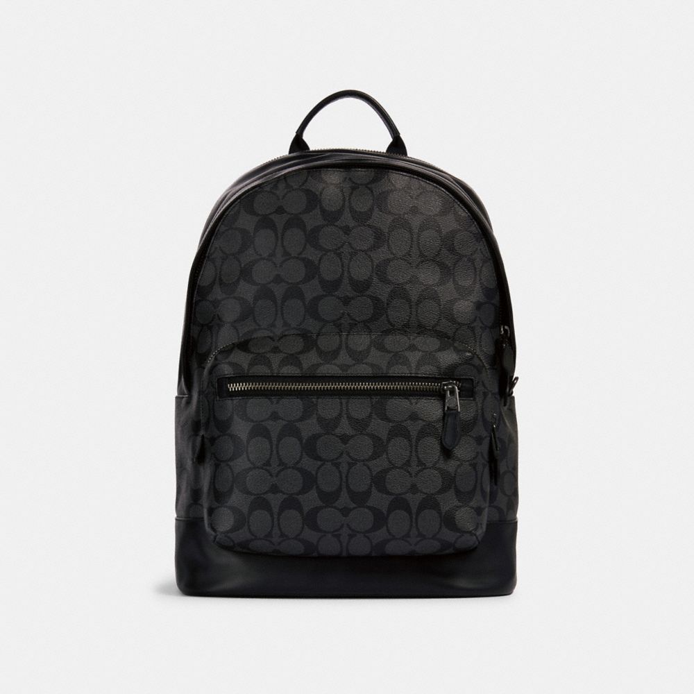 COACH® Outlet | West Backpack In Signature Canvas