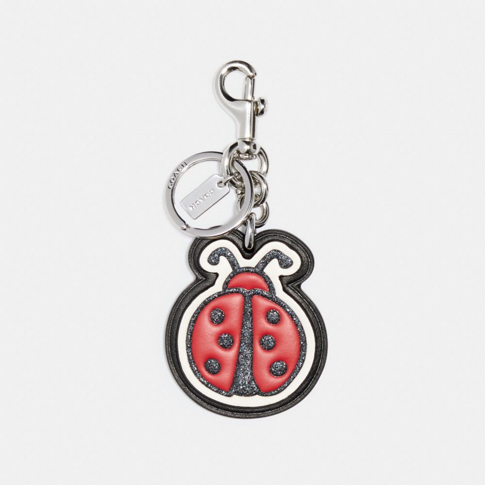 Flat Ladybug Bag Charm