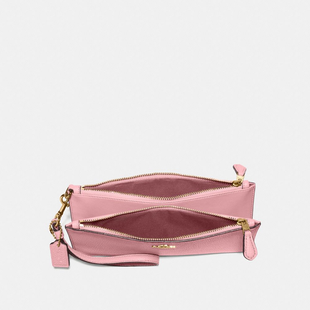 COACH®,Double Zip Wallet,,Inside View,Top View