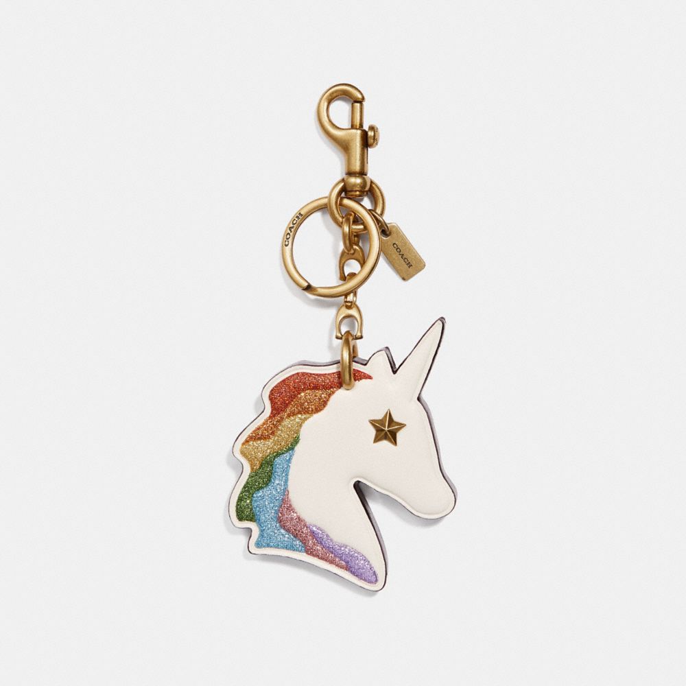 Coach unicorn bag charm sale