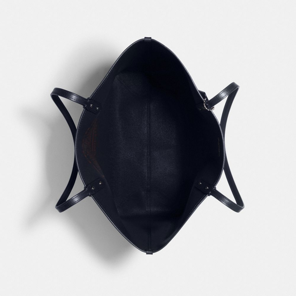 Reversible City Tote With Watermelon Print