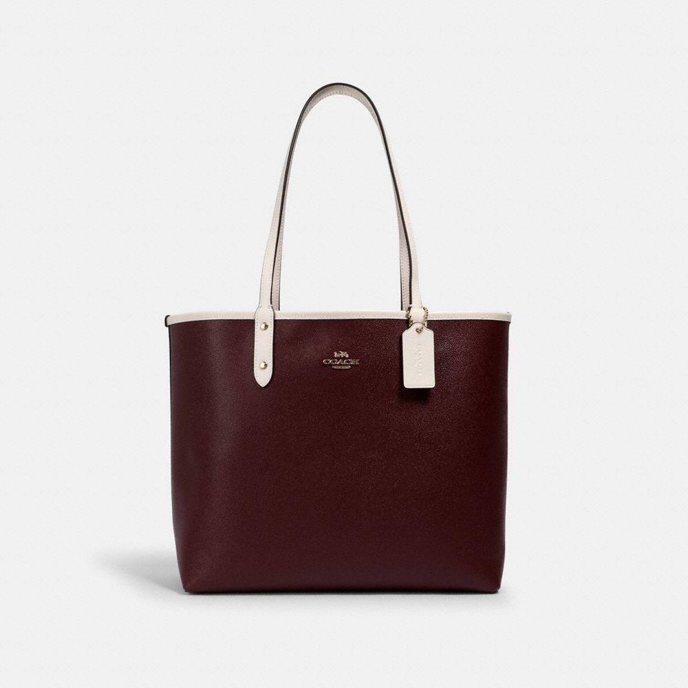 reversible coach tote bag