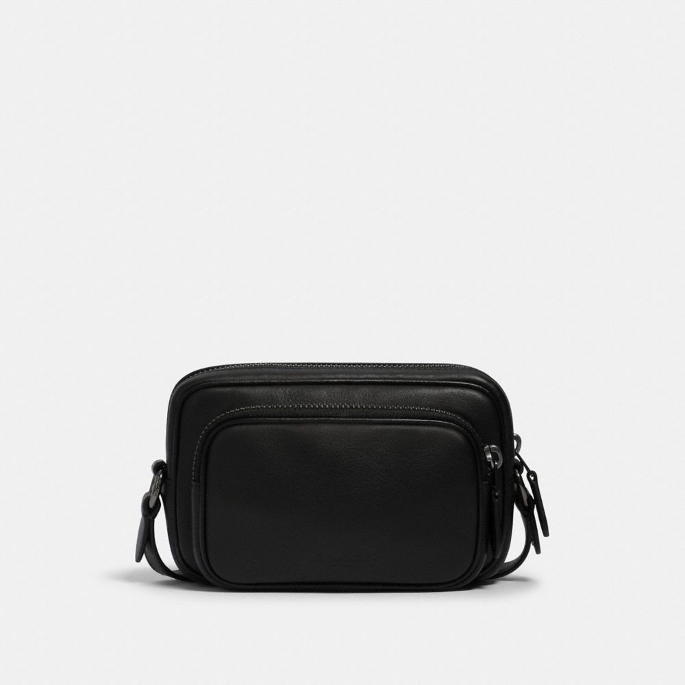 Smooth Double Pouch Crossbody Bag