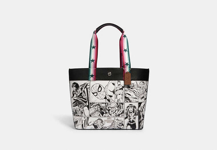 Coach │ Marvel Jes Tote With Comic Book Print