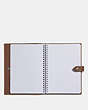 COACH®,SKETCHBOOK WITH TATTOO,Leather,Saddle,Inside View,Top View