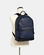 COACH®,WEST BACKPACK,Pebbled Leather,X-Large,Everyday,Gunmetal/Midnight Navy,Alternate View
