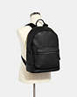COACH®,WEST BACKPACK,Pebbled Leather,X-Large,Everyday,Gunmetal/Black,Alternate View