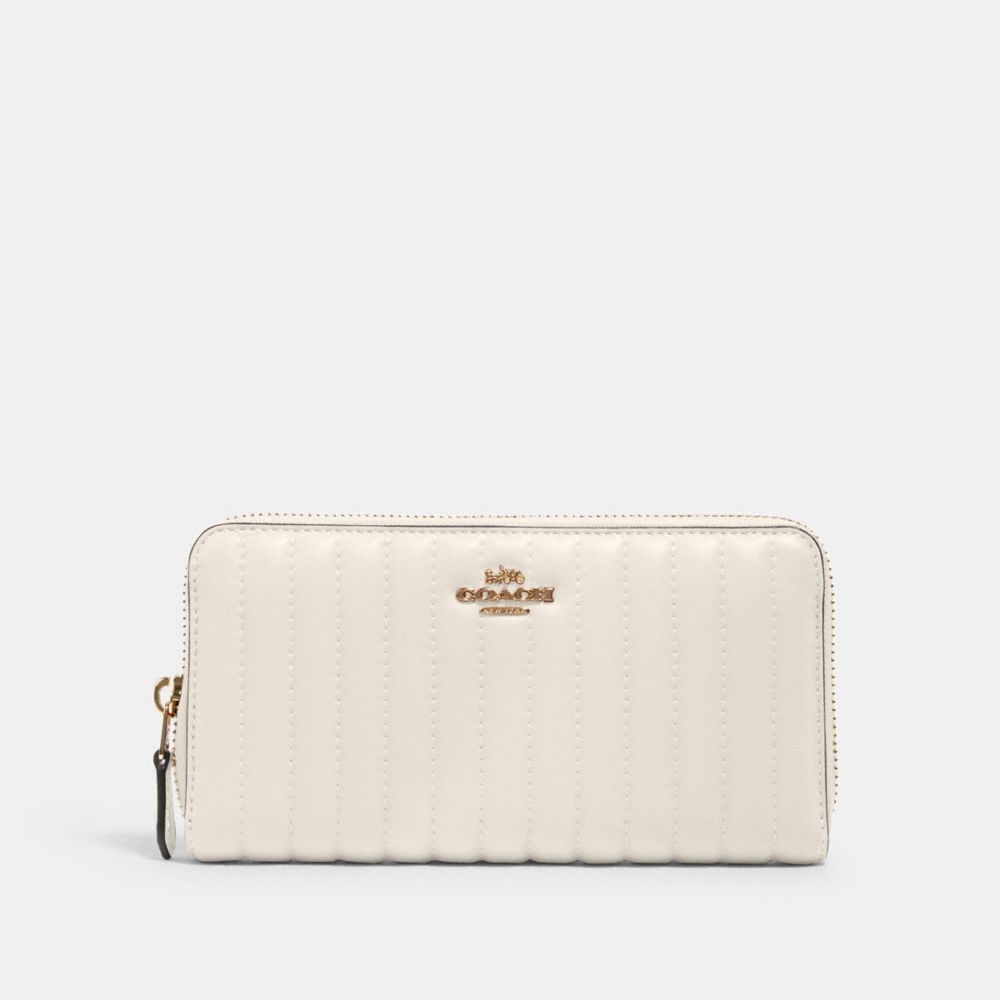 COACH® Outlet | Accordion Zip Wallet With Quilting