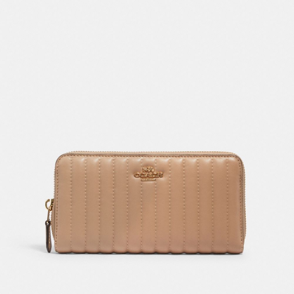 Coach outlet accordion zip wallet sale