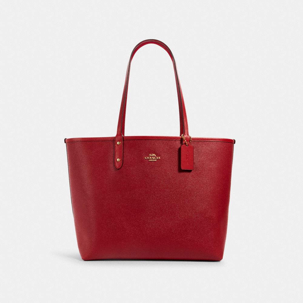 Reversible City Tote With Americana Star Print