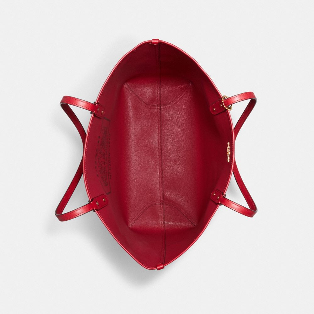 Reversible City Tote With Americana Star Print