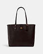 Reversible City Tote With Stripe Star Print