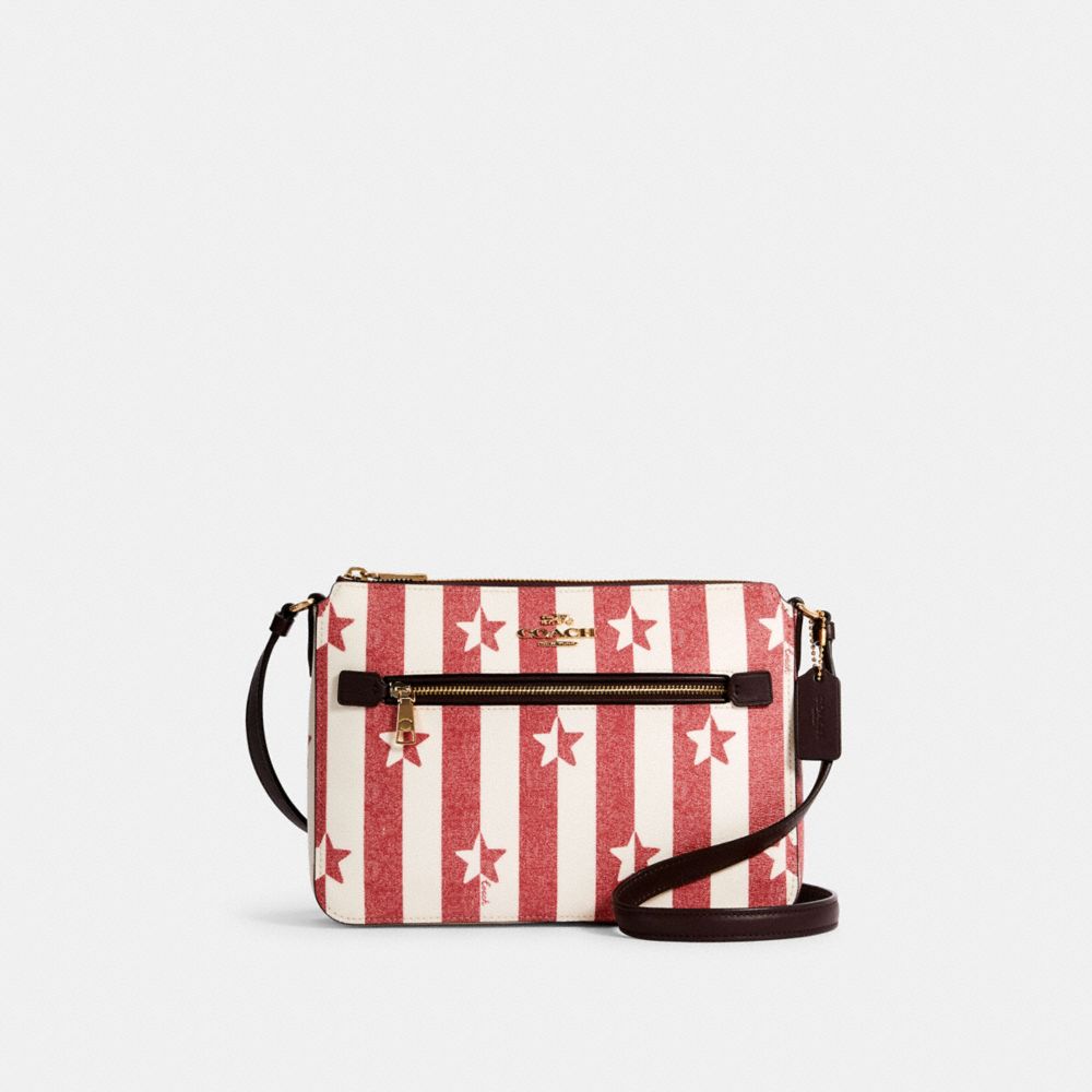 COACH Outlet COACH Outlet Gallery File Bag With Stripe Star Print