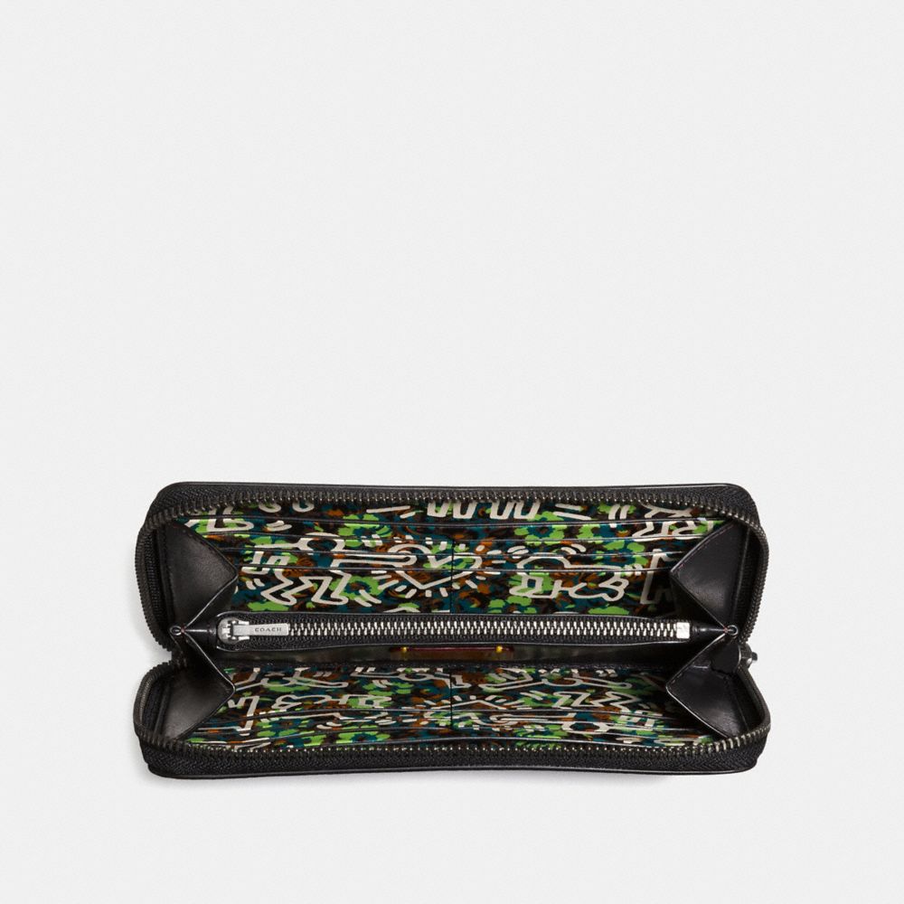 Coach X Keith Haring Accordion Zip Wallet